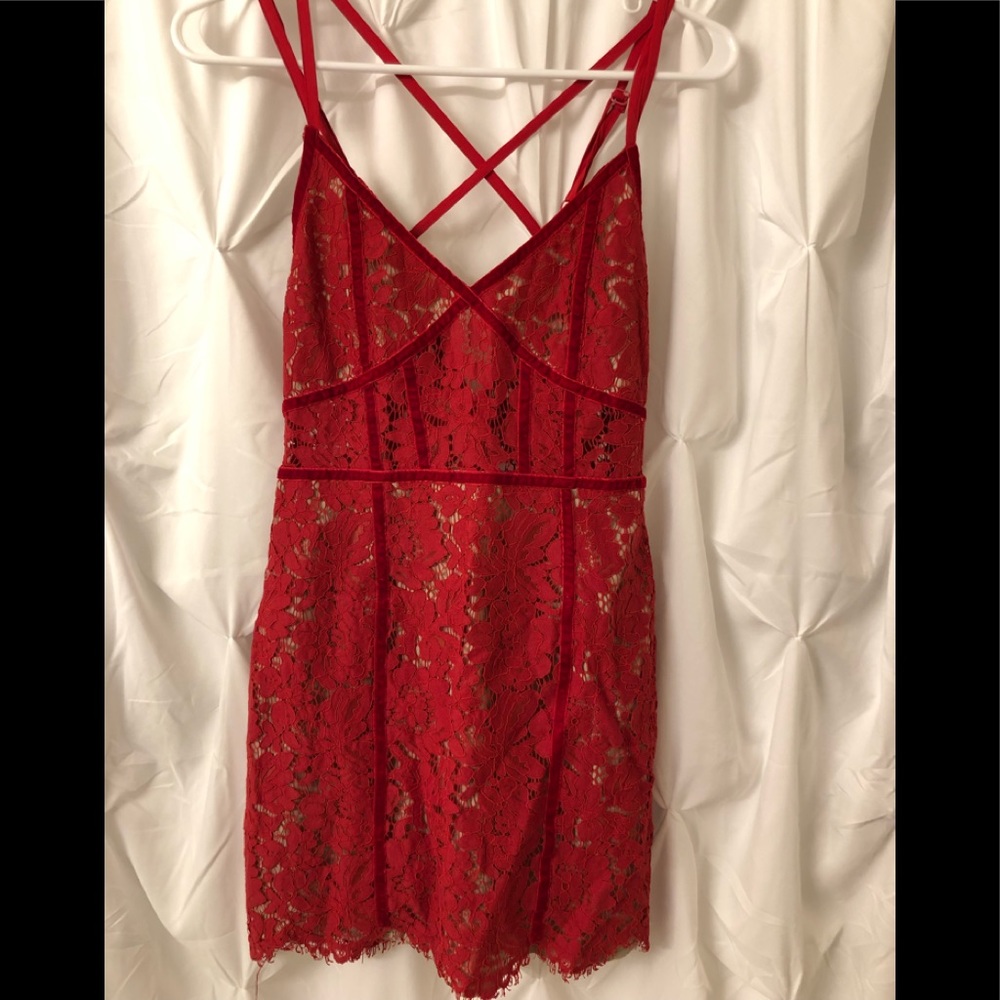 Tobi Spaghetti Strap Minidress
